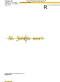 St. John's Wort Machine Embroidery Design - 2 sizes