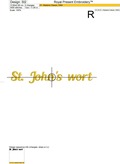 St. John's Wort Machine Embroidery Design - 2 sizes