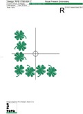 St. Patrick's Day Corner Machine Embroidery Design - 2 sizes