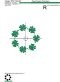 St. Patrick's Day Frame Machine Embroidery Design - 2 sizes