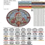 Stained Glass Santa with Berries in 4 sizes