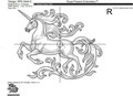 Stylized Unicorn Machine Embroidery Design - 5 sizes