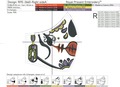 Sugar Skull Face Mask with earrings Machine Embroidery design - 2 sizes