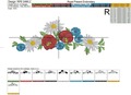 Summer bouquet border Machine Embroidery Design - 5 sizes