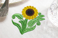 Sunflower Machine Embroidery Design