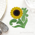 Sunflower Machine Embroidery Design