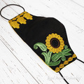 Sunflower Protective Face Mask Free Machine Embroidery Design