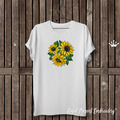 Sunflowers Cross-stitch Machine Embroidery Design