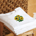 Sunflowers bouquet Cross-stitch Machine Embroidery Design
