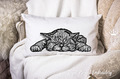 Sweet Dreams Kitten Machine Embroidery Design - 7 sizes