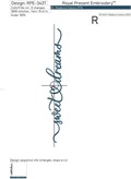 Sweet dreams lettering machine embroidery design - 7 sizes