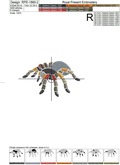 Tarantula Spiders machine embroidery designs