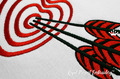 Target heart Machine embroidery design - 2 sizes