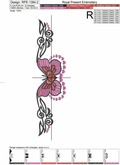 Tattoo Butterfly Machine Embroidery Design - 4 sizes
