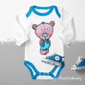 Teddy Bear Machine Embroidery Design - 3 sizes