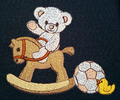 Teddy-bear Machine Embroidery Design - 2 sizes