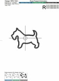 Terrier Applique - 7 sizes