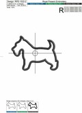 Terrier Applique - 7 sizes