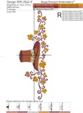 Thanksgiving Hat machine embroidery design - 5 sizes