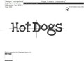 Three Hot Dogs Machine Embroidery Designs - 3 Sizes