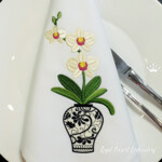 Orchids in a vase - 4 sizes