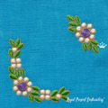 Tiny Floral corners Machine Embroidery Designs