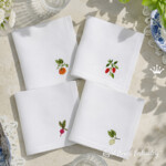 Mini Fruits and Vegetables Machine Embroidery Design Set – Pumpkin, Peppers, Beetroot and Apple