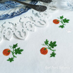 Mini Fruits and Vegetables Machine Embroidery Design Set – Pumpkin, Peppers, Beetroot and Apple