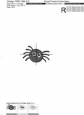 Tiny Spider Free Machine Embroidery Design - 2 sizes