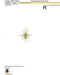 Tiny Spider Machine Embroidery Design - 2 sizes