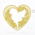 Tracery heart Monogram Frame Embroidery Design - 5 sizes