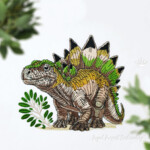 Dinosaur Stegosaurus - 3 sizes