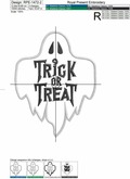 Trick or Treat Ghost Applique Free - 4 sizes
