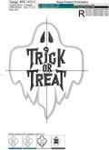 Trick or Treat Ghost Applique Free - 4 sizes