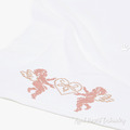 Two Angels with a Heart Cross-stitch Machine Embroidery Design - 2 sizes