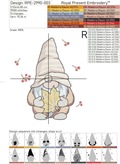 Two Autumn Gnomes Machine Embroidery Designs - 3 sizes