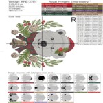 Teddy Bear with Fir Branches and Pine Cones - 4 sizes