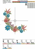 Two Hungarian Machine Embroidery Patterns - 3 sizes