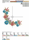 Two Hungarian Machine Embroidery Patterns - 3 sizes