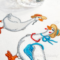 Two beautiful Geese Machine Embroidery Designs