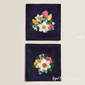 Two spring bouquets Machine Embroidery Designs - 3 sizes