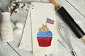 USA Flag Cupcake - 4 sizes