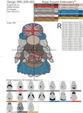 United Kingdom Girl Gnome - 4 sizes