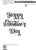 Valentine's Day Ornament Machine Embroidery Designs