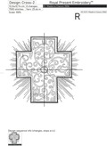 Vintage Christian Symbols Machine Embroidery Designs - 2 sizes