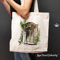 Vintage Door Sketch Machine Embroidery Design - 8 sizes