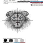Lion Portrait - 6 sizes