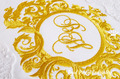 Vintage baroque frame with crown - 4 sizes