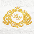 Vintage baroque frame with crown - 4 sizes