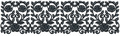 Vintage ornate border Machine Embroidery Design - 2 sizes